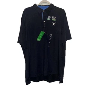 NWT Chaps Golf Polo Shirt Men's Size XXL 2XL 4-Way Stretch Wicking Navy Blue - Picture 1 of 11