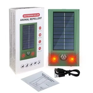 Deterrente repellente dissuasore piccioni uccelli animali pannello solare - Foto 1 di 4