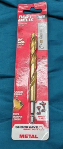 Milwaukee Shockwave punta trapano in titanio per impatto - 7/16 pollici 48-89-4625 NUOVO - Foto 1 di 2