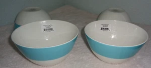 4 cuencos cupé Lenox Continental Dining Aqua Rutherford Circle - Imagen 1 de 2