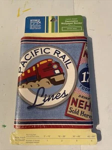 Restore & Restyle Kids RETRO 15' FT Wallpaper Border NEW Transportation Aviation - Picture 1 of 4