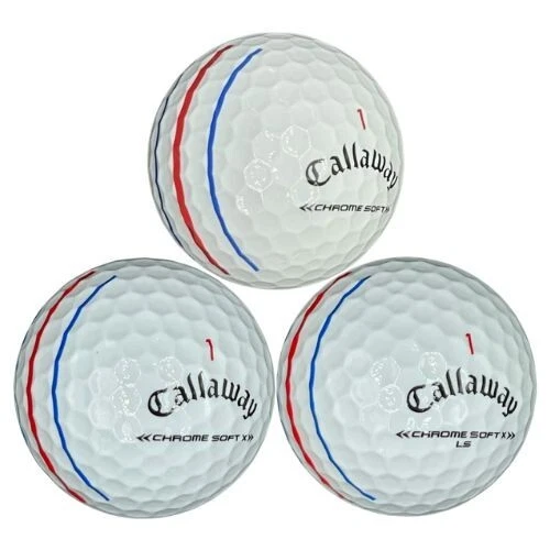 Bolas de golfe Callaway Chrome mistura macia pista tripla AAAA quase em perfeito estado 48 usadas 4A - Imagem 1 de 1