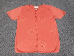 Jenny Womens Sweater Small Pink pullover stretch - Picture 1 of 11