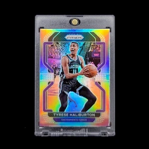 Rare Tyrese Haliburton - 2021-22 NBA Panini Prizm Silver Holo Prizm SP Card #196 - Picture 1 of 2