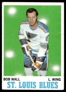 1970-71 Topps #98 Bob Wall St. Louis Blues VG-VGEX wrinkle - Picture 1 of 2