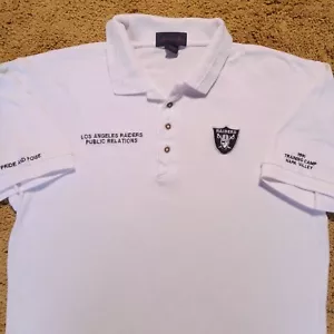 Polo Vintage LA Raiders Los Angeles 1991 Training Camp Napa STAFF Relazione - Foto 1 di 12