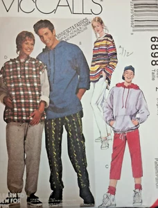 McCall's 6898 Erwachsene Unisex Hosen und Tops Gr. XL-XXL Schnittmuster Neu - Bild 1 von 5