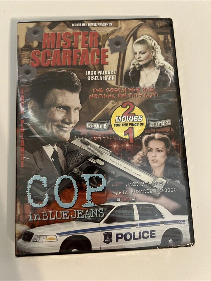 Mister Scarface/Cop In Blue Jeans DVD 1978-2 Movie set  2003 Edition - Image 1 of 1