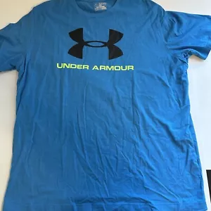 Under Armour Heat Gear Loose Men's Shirt Size 2XL Blue - Picture 1 of 4
