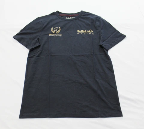 Red Bull Racing Men's S/S Verstappen Tribute T-Shirt RH7 Navy Medium Cover