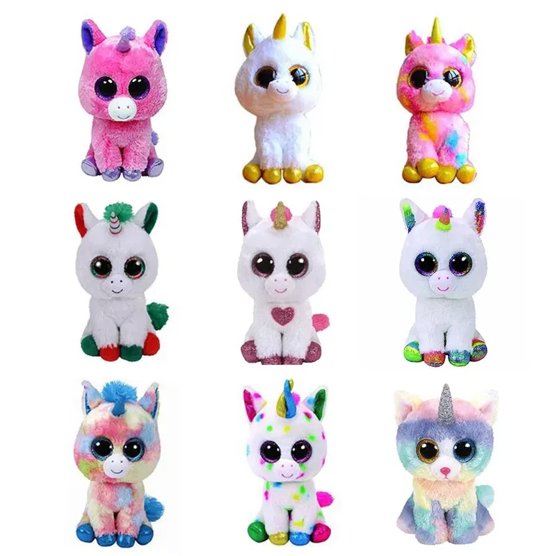Ty Beanie Boos 6"/10" Plush Soft Toy Teddy Kids Children Dolls Birthday Gifts - Image 1 of 4