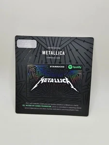 STARBUCKS SPOTIFY METALLICA KARTE KEIN WERT - Bild 1 von 2