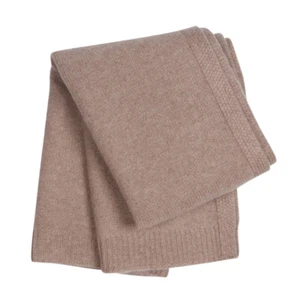 Naked Cashmere Milo 100% Cashmere Baby Blanket/ Throw 40" x 30" in "Mink" - $195 - Picture 1 of 10
