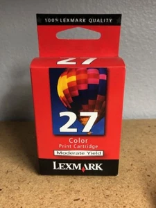 10N0227 Lexmark 27 Ink Jet Cartridge Tri-Color - Picture 1 of 1