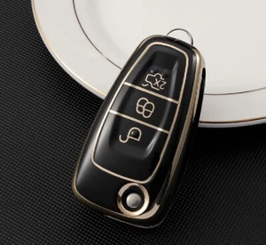 Funda para llave FD negra protección de silicona llave de coche cubierta mando a distancia - Imagen 1 de 1
