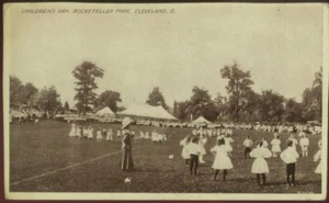 DÍA DEL NIÑO ROCKEFELLER PARK CLEVELAND OH POSTAL DE COLECCIÓN 121710 os - Imagen 1 de 2
