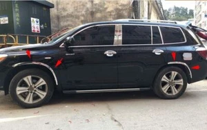 Kit de embellecedores de cubierta de arco de rueda para Toyota Highlander 2008-2010 4X acero - Imagen 1 de 8