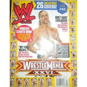 HBK wwe 26/26 wrestlemania XXVI MICKIE JAMES POSTER shawn michaels SEALED - Picture 1 of 6