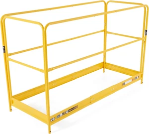 6 Foot Safety Guardrail, Baker Style Metal Guardrails Accessory System, for Scaf - Picture 1 of 9