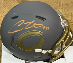 Minicasco Cole Kmet autografiado firmado Chicago Bears pizarra JsA - Imagen 1 de 1