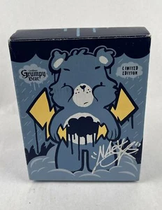 GRUMPY GOTH CARE BEAR VINYL TOY SAXTON MOORE LIMITED EDITION BOX #802/900 Signed - Picture 1 of 9