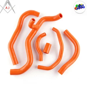 For HONDA CBR 600 RR 2007-2015 Silicone Radiator Coolant 3-ply Hoses Kit Orange - Picture 1 of 3