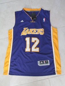 Adidas NBA Lakers Howard #12 Sleeveless Jersey Basketball Mens Size M Purple - Picture 1 of 5