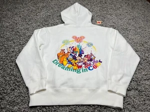 NEW Tokyo Disney Resort Hoodie Adult Extra Large White Dreaming in Color Mickey - Picture 1 of 9