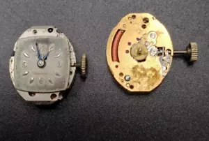 Pair of Vintage Women's Watch Movements, Gruen and Unknown - Picture 1 of 5