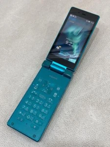 SHARP 501SH AQUOS KEITAI Turquoise Android Flip Phone - Picture 1 of 1