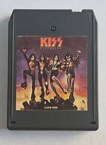 Kiss Destroyer 8-Track Cartridg Tape CAF8 7025 1976 Casablanca Rec. Untested EX - Picture 1 of 4