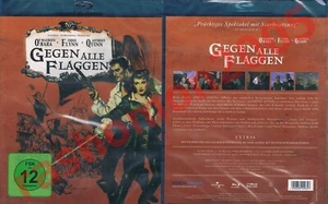 Blu-ray AGAINST ALL FLAGS Errol Flynn Maureen O'Hara Anthony Quinn Region B NEW - Picture 1 of 1