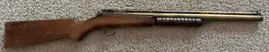 Vintage Benjamin Franklin Model 312 Brass Wood Rifle Pellet Gun .22 Caliber Read - Picture 1 of 13