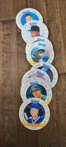 1989 HOLSUM DISC CARD SET VANCE LAW MARK GRACE ERROR GWYNN PUCKETT MCGWIRE MINT - Picture 1 of 1