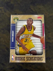 Kevin Durant RC 2007-08 Fleer Rookie Sensations #RS2 - Picture 1 of 2