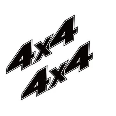 2x Black DIY Vinyl Car Door Side Sticker Pickup Truck SUV Decal Body Accessories - Image 1 of 4