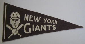 Old Vintage Antique 1930's New York Giants Baseball Pennant *H707 - Picture 1 of 2