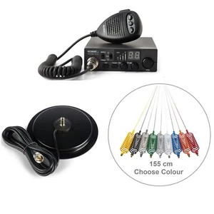 CB Radio Kit 155 (Radio, Antenna & Mag Mount) - Picture 1 of 10