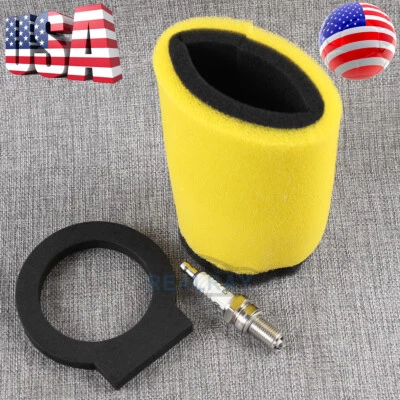 Filtro de aire de bujía para Yamaha Big Bear 350 YFM350FH YFM350FW 1YW-14451-00-00 Foto 1 de 4