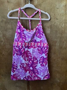 NWT Athleta Girl Bathing Suit Top Tankini sz 12 - Picture 1 of 4