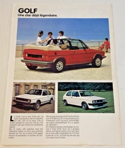 Feuillet Publicitaire WOLKSWAGEN -Non Daté - Bel Etat - Picture 1 of 2