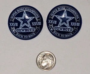 Dallas Cowboys, Super Bowl Champions XXVII 31.1993, Ohrringe, Kunststoff - Bild 1 von 4