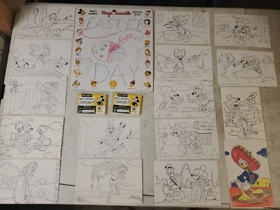 Vintage Walt Disney Magic Erasable Crayon Slate by Transogram Company Rare HTF - Image 1 of 4