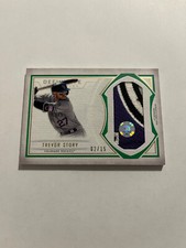 2019 Topps Definitive Relic Patch Trevor Story 2/15 2-3 3RBI Letter Game Used
