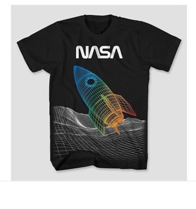  Nueva Camiseta Engine Boys Rocket NASA Negra Talla XXL 18 NUEVA CON ETIQUETAS  Foto 1 de 1