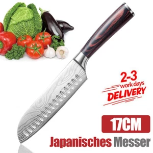 Küchenmesser Profi Kochmesser Set Japanisches Damaskus Muster Edelstahl Messer - Bild 1 von 13