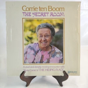 1973 Corrie Ten Bloom The Secret Room LP Dutch Holocaust Hero Spoken Org Shrink - Picture 1 of 5