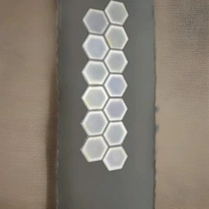 Hexagon Touch LED Lights, 13 Lights, White LED. Excellent Condition - Picture 1 of 2