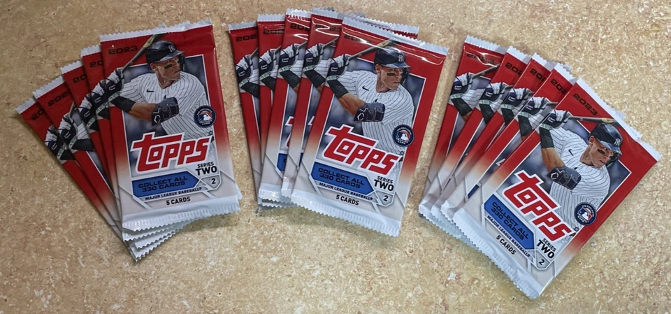 Topps 2023 Series 1 (5 Cards per Pack) MLB 10 Packs (50 Total Cards) 7244