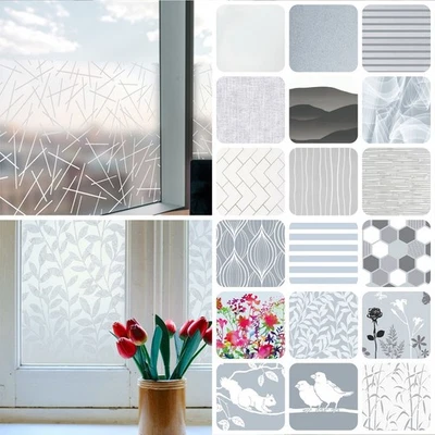 Fensterfolie Folie Statischhaftend Glasfolie Selbstklebend 12 €/m2 Sichtschutz - Bild 1 von 2